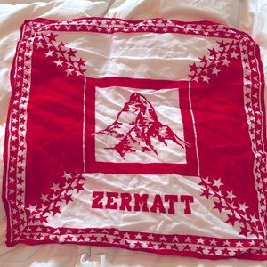 EUC vintage Zermatt collectors scarf